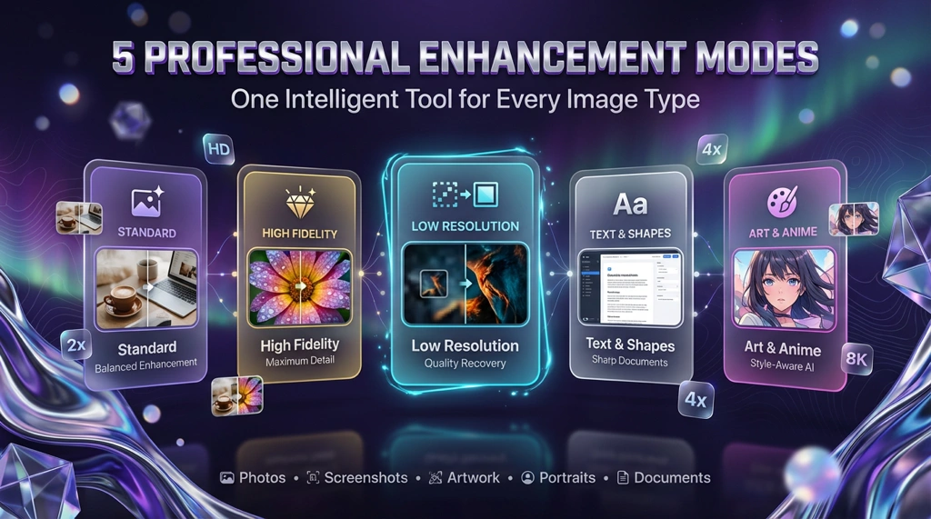 5つの専門的なモードを備えたAI強化ツール