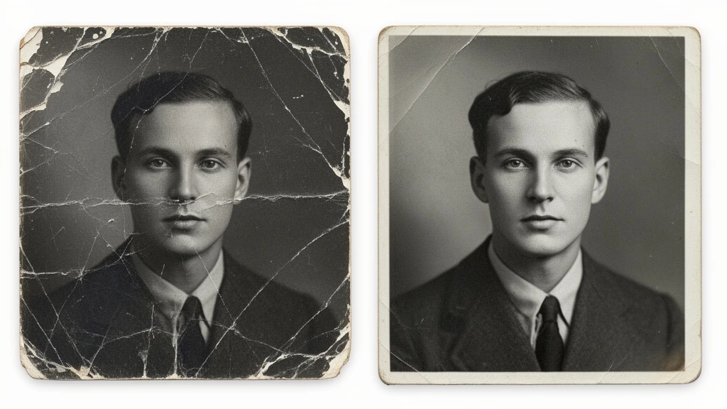 AI Photo Restoration with Face Enhancement Technology