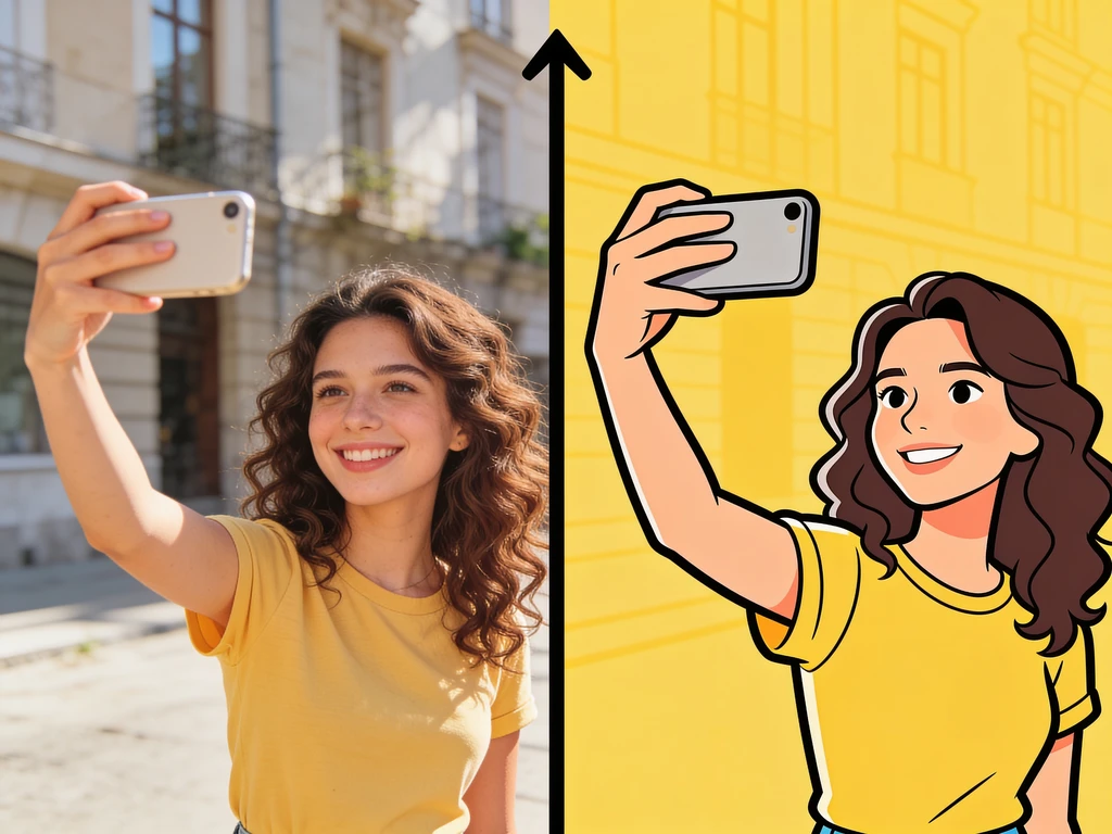 حول نفسك إلى كرتون من صورة سيلفي